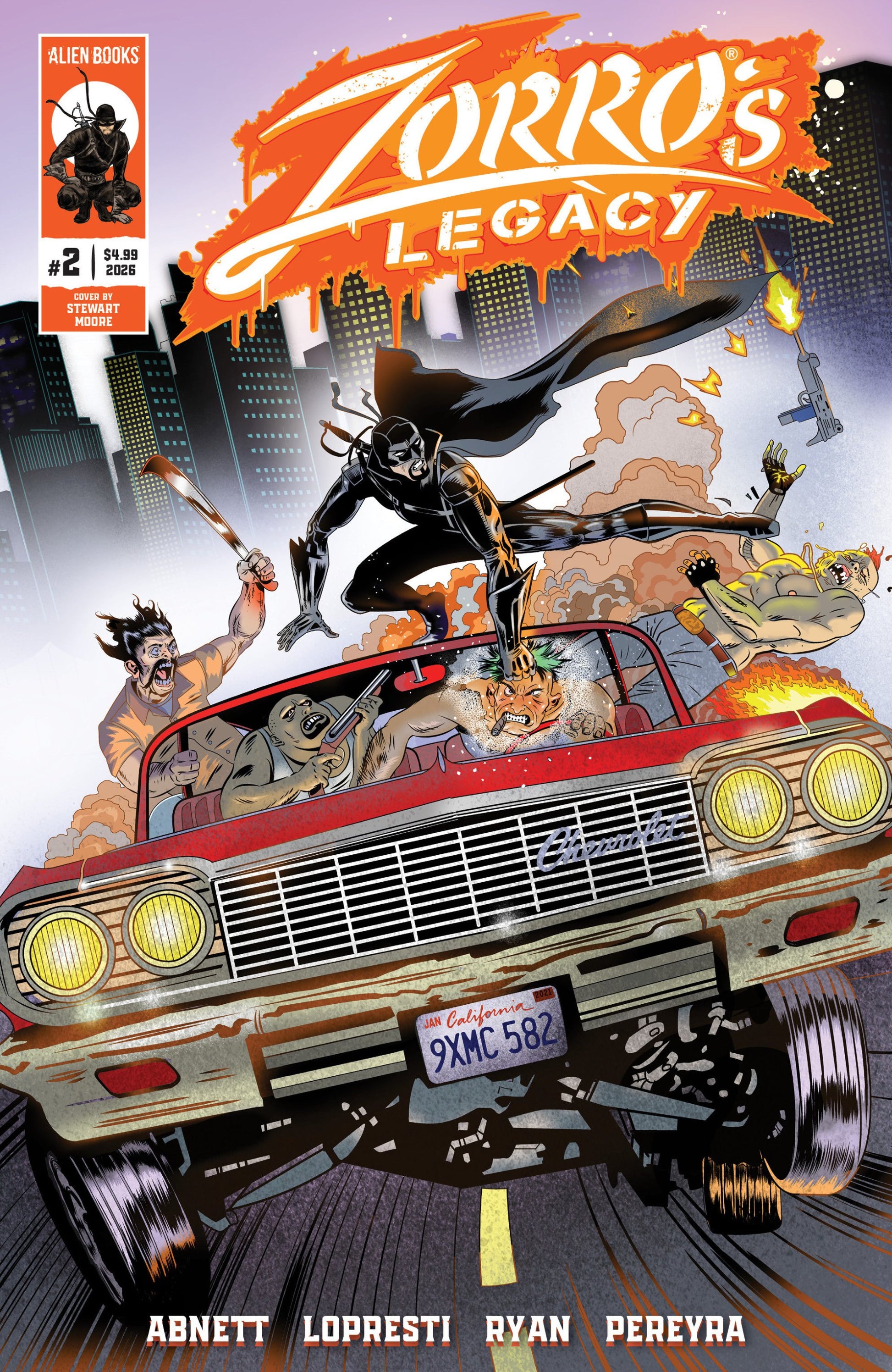 ZORROS LEGACY #2 MOORE CVR B