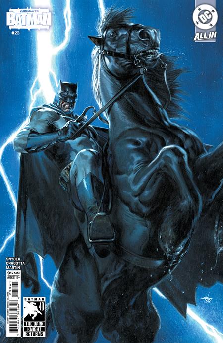 ABSOLUTE BATMAN #23 CVR E GABRIELE DELL OTTO DARK KNIGHT RETURNS 40TH ANNIVERSARY CARD STOCK