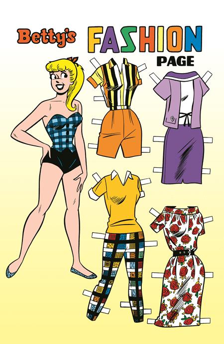 ARCHIE COMICS 85TH ANNIVERSARY PRESENTS BETTY & VERONICA FASHION PAGES ONE-SHOT CVR E DAN DECARLO SILVER FOIL BETTY PIN-UP