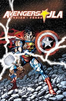 AVENGERS JLA #4 FACSIMILE EDITION CVR A GEORGE PEREZ WRAPAROUND