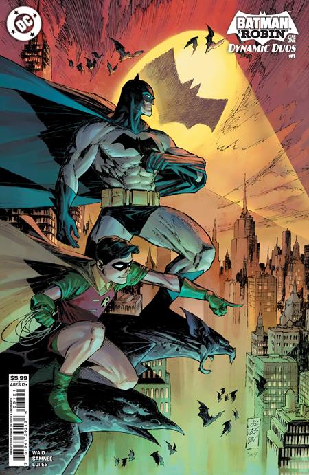 BATMAN & ROBIN YEAR ONE DYNAMIC DUOS #1 CVR B MARC SILVESTRI CARD STOCK (OF 12)