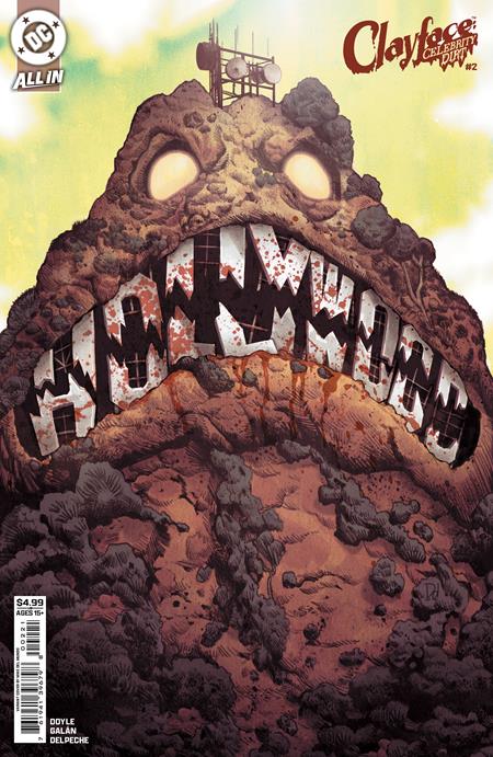 CLAYFACE CELEBRITY DIRT #2 CVR B MIKE DEL MUNDO CARD STOCK (OF 6)