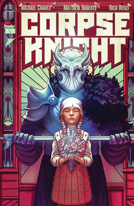 CORPSE KNIGHT #5 CVR D INC 1:25 NIMIT MALAVIA STAINED GLASS (OF 6)
