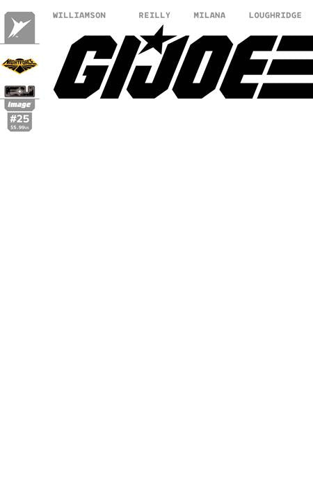 GI JOE #25 CVR H BLANK SKETCH NIGHT FORCE