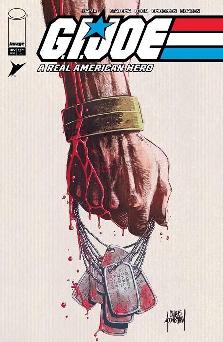 GI JOE A REAL AMERICAN HERO #109 HAMA FILES EDITION CVR B CHRIS MOONEYHAM