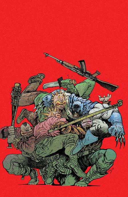 HARLEY QUINN #65 CVR E DANIEL WARREN JOHNSON DARK KNIGHT RETURNS 40TH ANNIVERSARY CARD STOCK