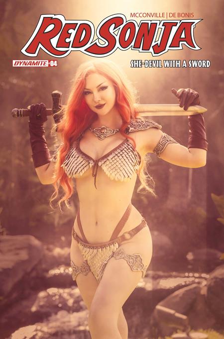 RED SONJA SHE DEVIL WITH A SWORD #4 CVR E COSPLAY ASHLYNNE DAE