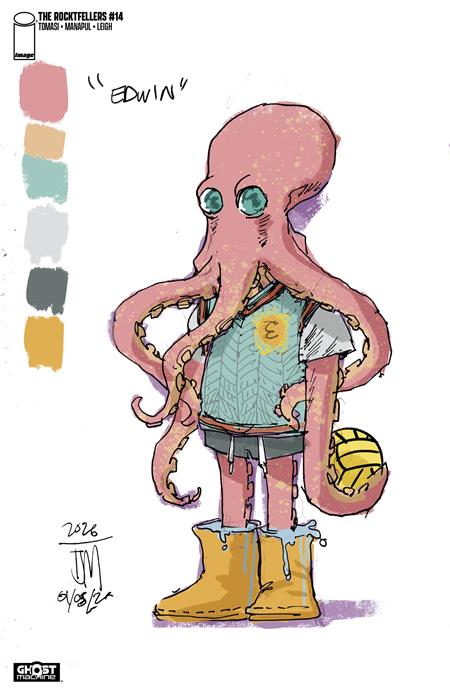 ROCKETFELLERS #14 CVR C FRANCIS MANAPUL DESIGN SKETCH