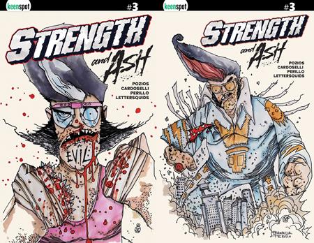 STRENGTH & ASH #3 CVR D STEFANO CARDOSELLI & FRANCESCA PERILLO HOLOFOIL FLIP