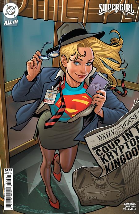 SUPERGIRL #16 CVR D JOE QUINONES CARD STOCK KINGDOM OF ZOD
