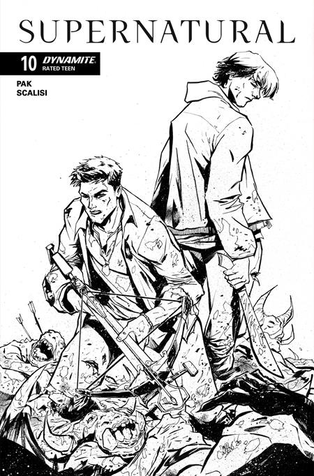 SUPERNATURAL #10 CVR G INC 1:10 DAVID COUSENS LINE ART