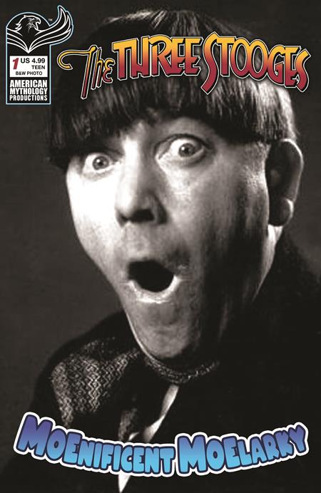 THREE STOOGES MOENIFICENT MOELARKY #1 CVR C BLACK & WHITE PHOTO