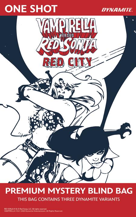 VAMPIRELLA VS RED SONJA RED CITY #1 CVR F PREMIUM MYSTERY BLIND BAG