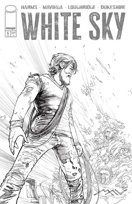 WHITE SKY #6 CVR C JP MAVINGA BLACK & WHITE