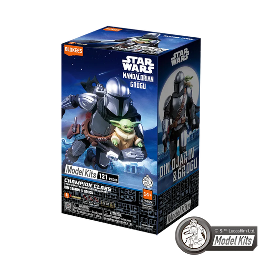 BLOKEES - STAR WARS - DIN DJARIN & GROGU - THE MANDALORIAN - CHAMPION CLASS