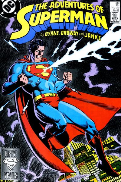 Adventures of Superman 1987 #440 Direct ed. - back issue - $3.00