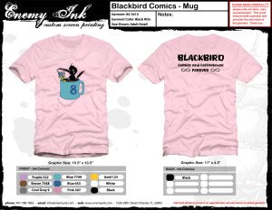 BLACKBIRD MUG SHIRT - L - PINK