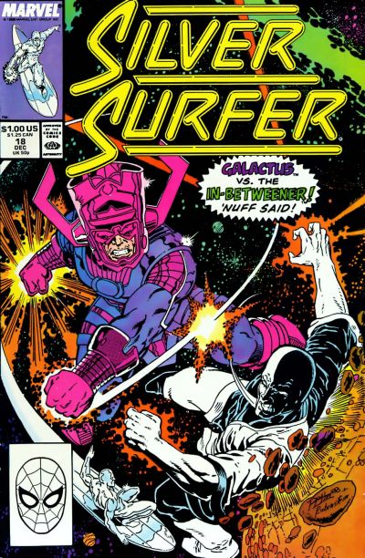 Silver Surfer 1987 #18 Direct ed. - back issue - $3.00