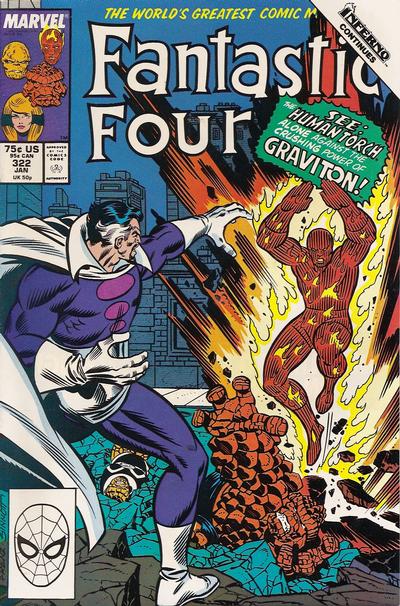 Fantastic Four 1961 #322 Direct ed. - back issue - $3.00