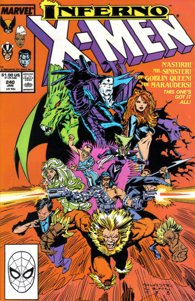 The Uncanny X-Men 1981 #240 Direct ed. - No Condition Defined - $8.00