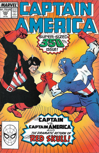 Captain America 1968 #350 Direct ed. - back issue - $5.00