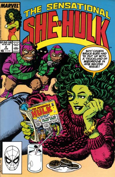 The Sensational She-Hulk 1989 #2 - back issue - $5.00
