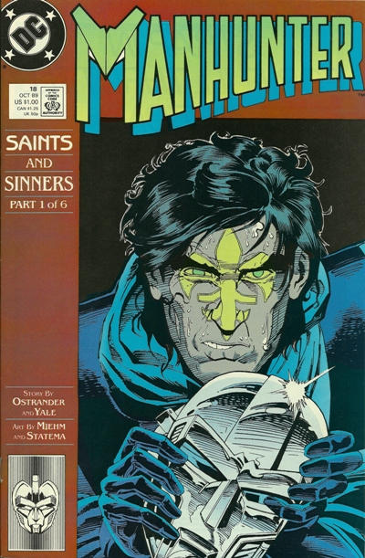 Manhunter 1988 #18 Direct ed. - back issue - $3.00