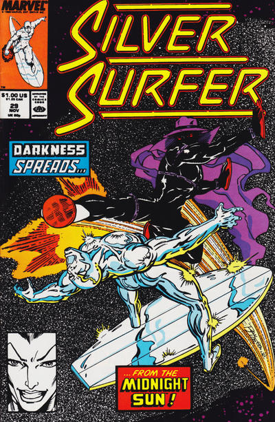 Silver Surfer 1987 #29 Direct ed. - back issue - $3.00