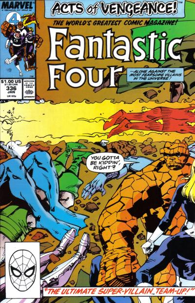 Fantastic Four 1961 #336 Direct ed. - back issue - $3.00