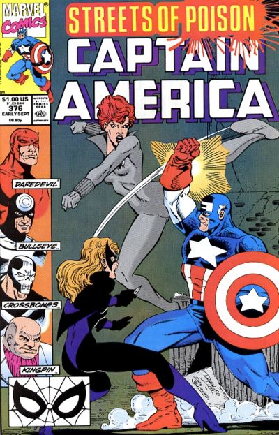 Captain America 1968 #376 Direct ed. - back issue - $3.00