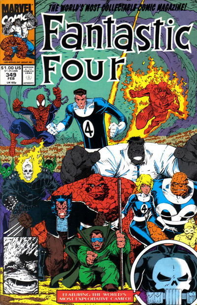 Fantastic Four 1961 #349 Direct ed. - back issue - $5.00