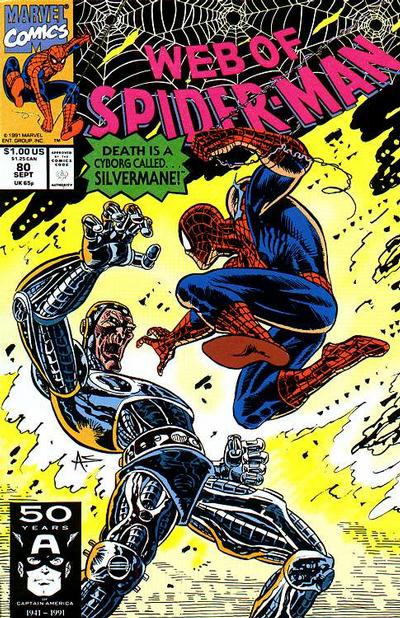 Web of Spider-Man 1985 #80 Direct ed. - back issue - $3.00