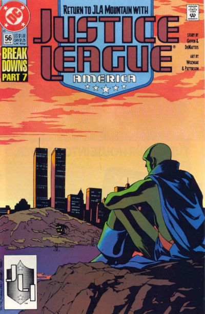Justice League America 1989 #56 Direct ed. - back issue - $3.00