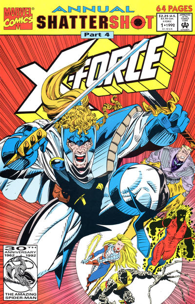 X-Force Annual 1992 #1 Direct ed. - back issue - $3.00