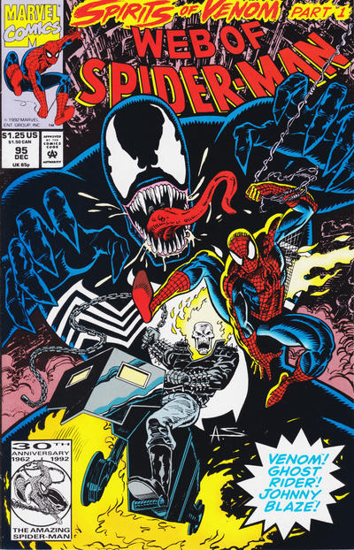 Web of Spider-Man 1985 #95 Direct ed. - back issue - $8.00