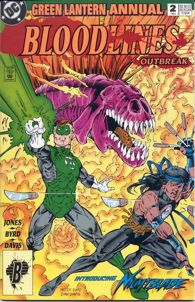 Green Lantern Annual 1992 #2 Direct ed. - back issue - $3.00