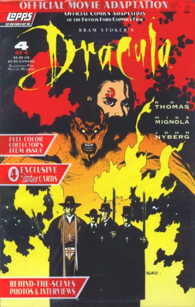 Bram Stoker's Dracula 1992 #4 - back issue - $3.00