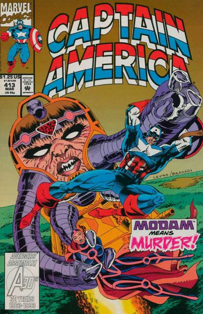 Captain America 1968 #413 Direct ed. - back issue - $4.00