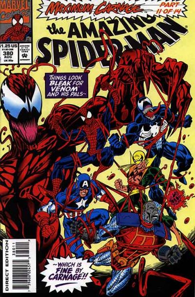 The Amazing Spider-Man 1963 #380 Direct Edition - back issue - $5.00