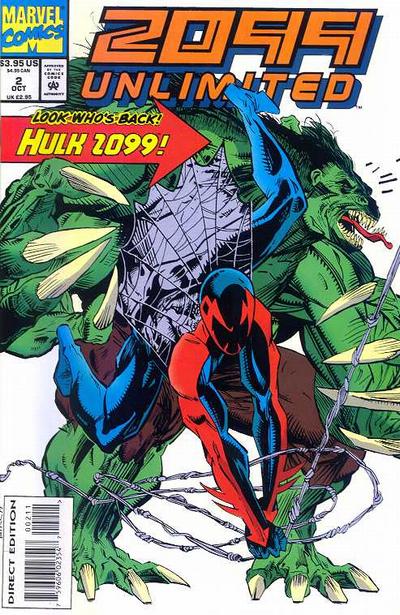 2099 Unlimited 1993 #2 Direct Edition - back issue - $3.00