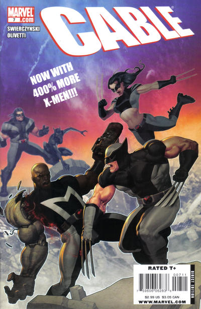 Cable 2008 #7 Standard Cover - back issue - $3.00