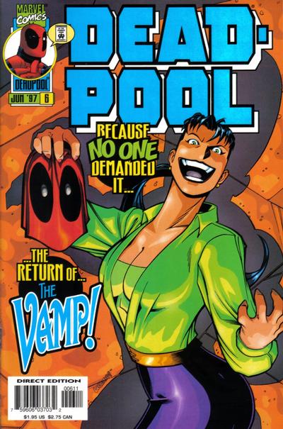 Deadpool 1997 #6 Direct Edition - back issue - $5.00