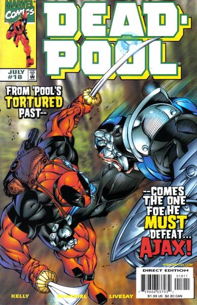 Deadpool 1997 #18 Direct Edition - back issue - $5.00