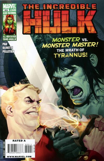 Incredible Hulk 2009 #605 Direct Edition - back issue - $3.00