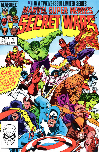 Marvel Super-Heroes Secret Wars 1984 #1 Direct ed. - back issue - $30.00