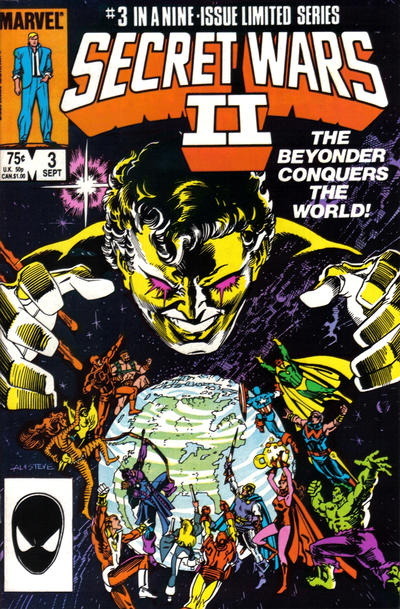Secret Wars II 1985 #3 Direct ed. - back issue - $3.00