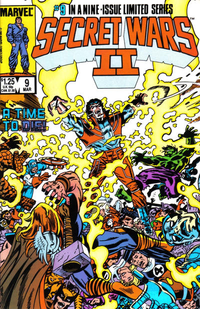 Secret Wars II 1985 #9 Direct ed. - back issue - $3.00