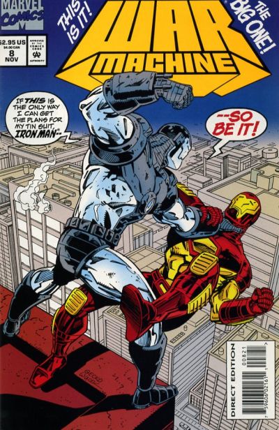 War Machine 1994 #8 Direct Edition - back issue - $3.00