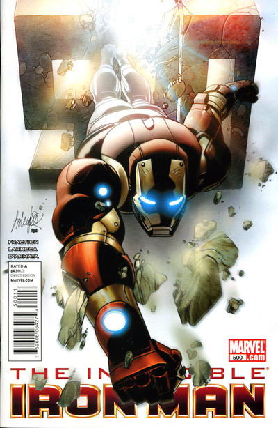 Invincible Iron Man 2008 #500 - back issue - $5.00