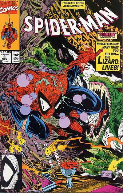 Spider-Man 1990 #4 Direct ed. - back issue - $3.00
